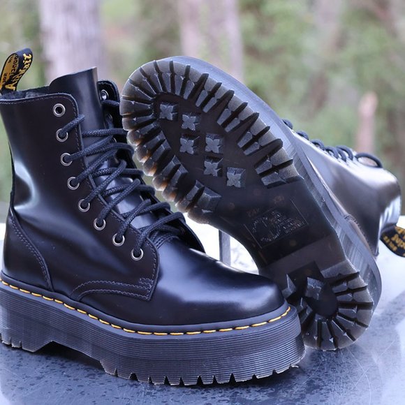 Dr. Martens 1460 Jadon Leather Platform Boots - Picture 3 of 11